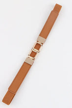 Geometric Double Buckle Elastic Belt Belts