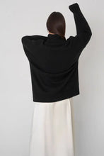 Turtle Neck Dropped Shoulder Sweater Sweater Pullovers