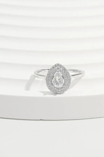 925 Sterling Silver Inland Zircon Ring Silver