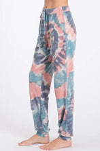 BiBi Tie Dye French Terry Casual Pants Woman Pants