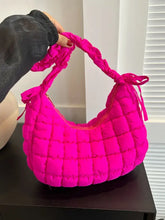 Bubble Texture Ruched Strap Quilted Shoulder Bag Shoulder Bags
