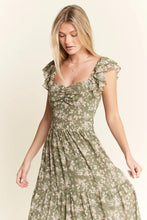 Jade By Jane Ruffle Sleeve Tiered Maxi Dress Woman Casual Dress