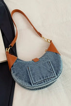Contrast Denim Shoulder Bag Shoulder Bags