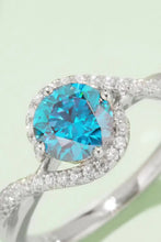 1 Carat Moissanite Contrast 925 Sterling Silver Ring Rings