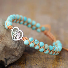 Turquoise Beaded Bracelet Light Blue One Size Necklaces