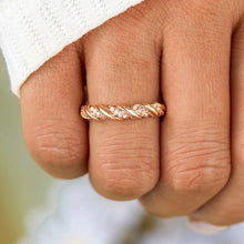 925 Sterling Silver Inlaid Zircon Ring Rings