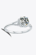 1 Carat Moissanite Split Shank Ring Rings
