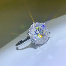 10 Carat Moissanite 925 Sterling Silver Ring Rings