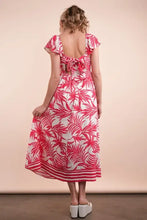 VERY J Tropical Printed Midi Summer Boho Dress Casual Dresses