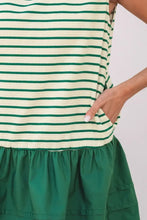 Stripe Woven Sleeveless Mini Dress Casual Dresses