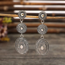 Vintage Alloy Dangle Earrings