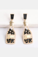 Wine Shape Zinc Alloy Acrylic Dangle Earrings Earrings