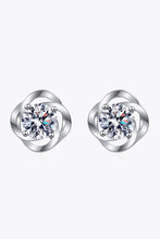 It's Your Day Moissanite Rhodium-Plated Stud Earrings Earrings