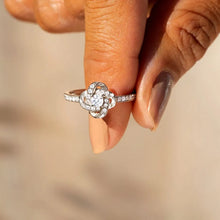 925 Sterling Silver Inlaid Zircon Ring Rings