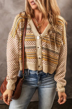 Button Down Long Sleeve Cardigan Woman Outerwear