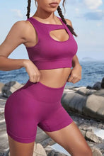 Cutout Two-Piece Sports Set Woman Activewear