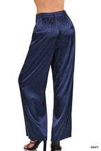 Zenana Wide-Leg Satin Pants