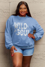 Simply Love Full Size WILD SOUL Graphic Sweatshirt Woman Sweatshirts
