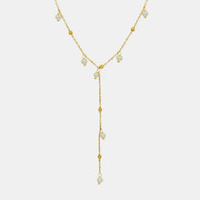 18K Gold-Plated Pearl Drop Necklace Gold One Size