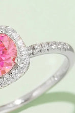 Adored 1 Carat Moissanite 925 Sterling Silver Halo Ring Rings