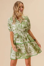 BiBi Woven Printed Tiered Dress Casual Dresses