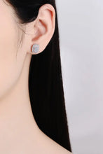 1 Carat Moissanite and Zircon Contrast Geometric Stud Earrings Earrings
