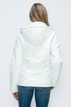 How Dare U Pocketed Zip Up Puffer Jacket with Removable Hood Woman Outerwear