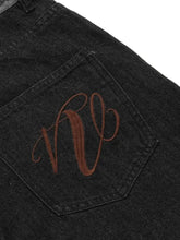 Men's Raw Hem Denim Bermuda Shorts with Contrast Cuffs Denim Shorts