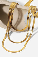 Triple-Layered Snake Chain Necklace Necklaces