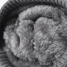 Cable Knit Solid Color Hat with Pompom Hats