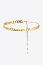 Adjustable Curb Chain Belt Belts