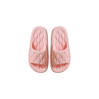 Open Toe Flats Slippers Pink Woman Slippers