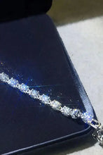 Carat moissanite tennis bracelet in sterling silver with sparkling stones