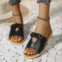 Casual Open Toe Cutout Detail Sandals Woman Slippers
