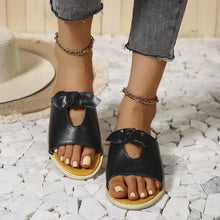Casual Open Toe Cutout Detail Sandals Woman Slippers