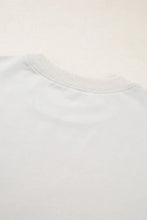 Casual Oversize Bow Drop Shoulder T Shirt for Women in Beige Woman T Shirts