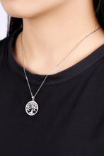 Adored 925 Sterling Silver Moissanite Tree Pendant Necklace Necklaces