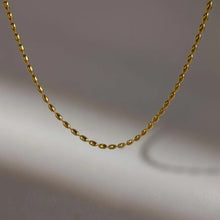 Titanium Steel Beaded Necklace Gold One Size