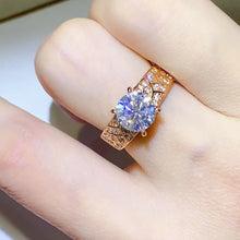 1.5 Carat 925 Sterling Silver Moissanite Ring Rings