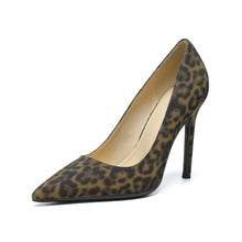 Leopard Point Toe Stiletto Pumps woman pumps