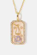 Rhinestone Constellation Pendant Copper Necklace Necklaces