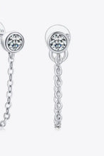 Inlaid Moissanite Chain Earrings Earrings