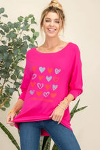 Celeste Full Size Heart Graphic Long Sleeve T-Shirt Woman T Shirts