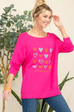 Celeste Full Size Heart Graphic Long Sleeve T-Shirt Woman T Shirts