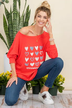 Celeste Full Size Heart Graphic Long Sleeve T-Shirt Woman T Shirts