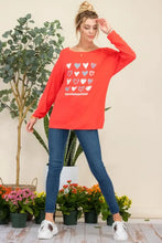 Celeste Full Size Heart Graphic Long Sleeve T-Shirt Woman T Shirts