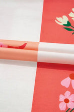 Checker Print Round Neck Short Sleeve T-Shirt Woman T Shirts