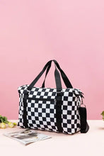 Checkered Multi-Pocket Travel Bag for Stylish and Organized Journeys Travel Bags