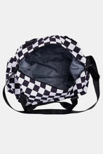 Checkered Multi-Pocket Travel Bag for Stylish and Organized Journeys Travel Bags
