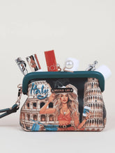 Chelsea Pearl Kiss-Lock Coin Purse Italy-Themed Accessory Black One Size